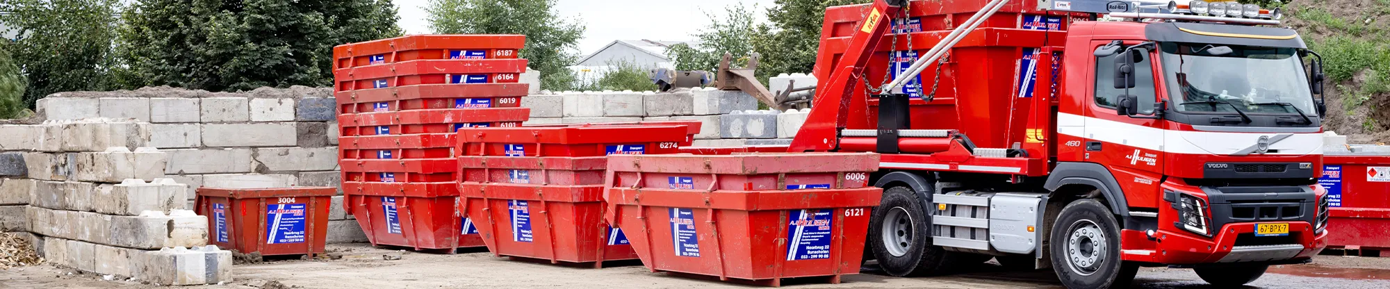 Eenvoudig een container huren in Amersfoort bij A.J. Huijgen Transport